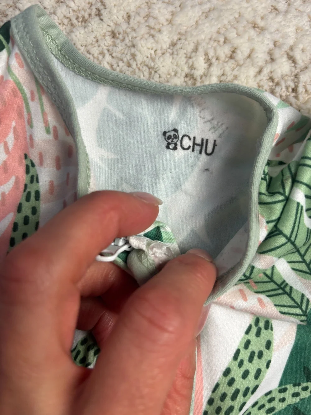 Bstoppt Baby Sleep Sack Swaddle Blanket Leaf Print 3-6 Months